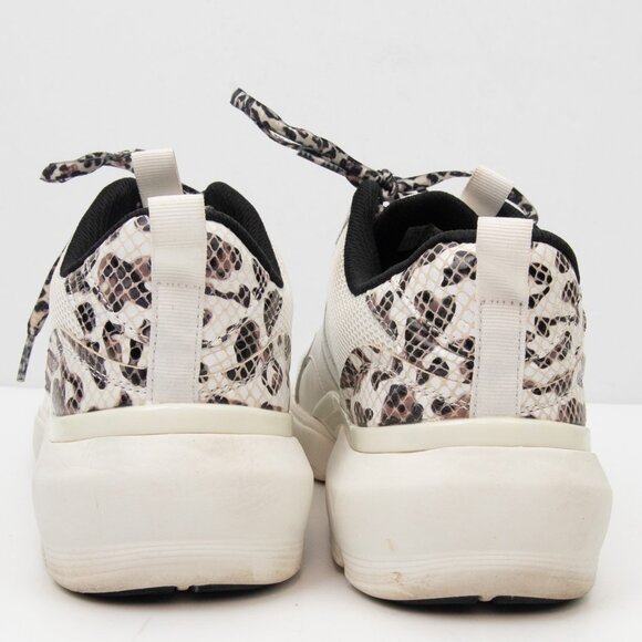 Vionic Aris Trainers Leopard Sneakers Arch Support Tennis Shoes White Size 8 - Picture 5 of 8